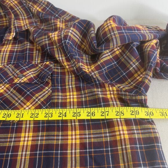 True Nation plaid long sleeve button front shirt - Picture 9 of 11